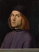 Lorenzo  Costa, Portrait of Battista Fiera